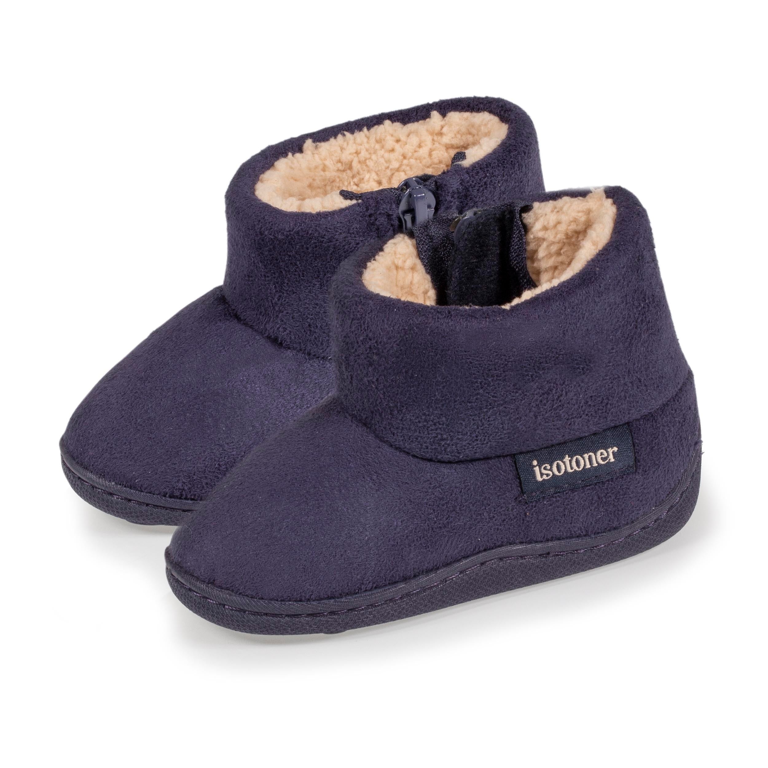 Chaussons mocassins Enfant Monstre rayé